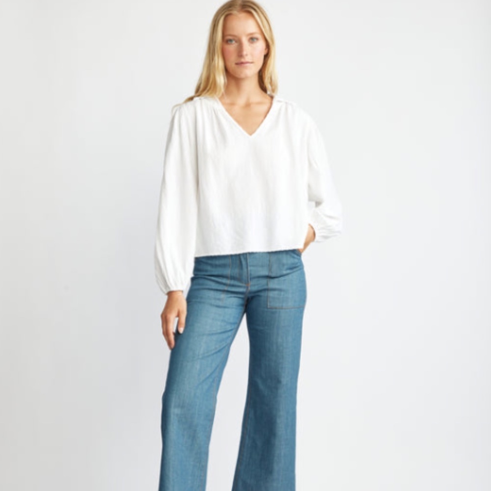 Self Contrast Tracy Blouse